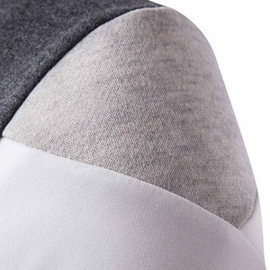 เสื้อฮู้ดผู้ชายแบบมีซิปสีจางและโลโก้ตามสั่งแนวสตรีทแวร์ - Product Image 6