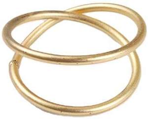 Gold Beaded Napkin Ring <b>Set</b> of <b>4</b> Classic <b>Round</b> Edge Design <b>for</b> Elegant <b>Dining</b> <b>Table</b> Presentation - Product Image 4