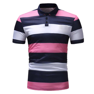 Vente en gros de polos unis à manches courtes avec logo personnalisé vierge 100% polyester de haute qualité - Product Image 1