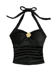 New Arrival Women Summer Breathable Halter Casual <b>Sequined</b> Short Crop Tank <b>Tops</b> - Product Image 2