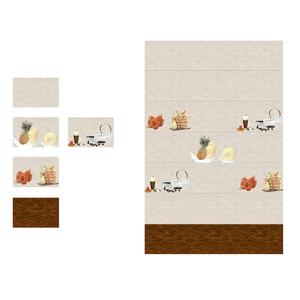 กระเบื้องเซรามิคเคลือบเงาห้องน้ำสีชมพูอ่อนสำหรับ300x450mm - Product Image 2