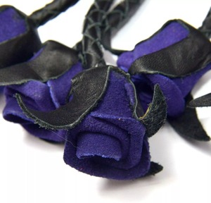 อุปกรณ์เฆี่ยนหนังวัวแท้ขนาด18 "สำหรับใส่ดอกกุหลาบ9ชิ้นทำด้วยมือ - Product Image 6