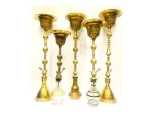 Cachimba de latón de lujo hecha a mano, enfriadores de hielo egipcios, Hookahs a precio de fábrica, la mejor calidad, venta al por mayor - Product Image 6