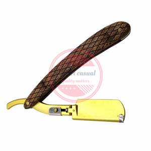 Rasoirs de rasage pliables droits de barbier Rasoirs de rasage en acier inoxydable à bord unique - Product Image 3
