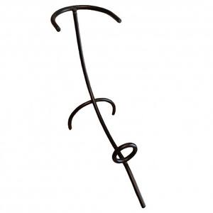 Metal Drinking Horn Holder Stand Stylish Handmade Metal Drinking Horn <b>Cool</b> Stand Holder Rack - Product Image 1