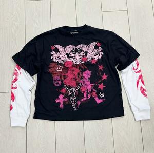 Camiseta de algodón personalizada para hombre, transpirable, de doble capa, estampado DTG, opción de talla grande con manga larga, sudaderas al por mayor para hombre - Product Image 1