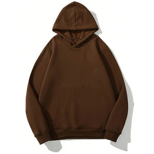 Sudadera con Capucha de Algodón de Alta Calidad con Estampado de Transferencia de Calor Personalizado, Sudadera con Capucha y Bolsillo Tipo Canguro para Hombre - Product Image 3