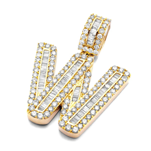 Nouveaux bijoux Hip Hop à la mode VVS haute qualité Moissanite diamant pendentif breloques 925 pendentif en argent pour les fêtes - Product Image 2