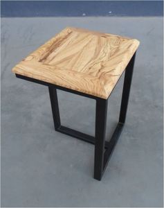 <b>Modern</b> Classy <b>Black</b> Steel Iron Wood <b>Coffee</b> <b>Table</b> for Kitchen Office Home Restaurant Living Room Garden Decoration Made in India - Product Image 6