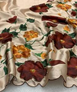 Sari Étnico de Seda Georgette, Listo para Usar, para Fiestas y Bodas Indias, con Bordado Tradicional Banarasi para Mujer - Product Image 4