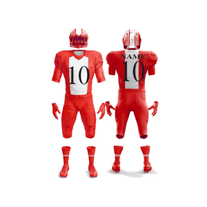 Uniforme Reversible Personalizado de Fútbol Americano, Conjunto de Gran Tamaño para Adultos, Secado Rápido, Transpirable, Impreso, Tarifas Al por Mayor Cortas - Product Image 1