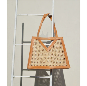 Bolso de mimbre con correas, bolso de compras hecho en Vietnam, tendencia popular - Product Image 1