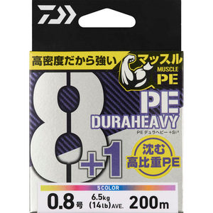 สายเอ็นตกปลา DAIWA UVF PE Dura Heavy x8+1+Si2 5C ความยาว 200-300 เมตร (ขนาด: 0.6/0.8/1/1.2/1.5/2) - Product Image 2