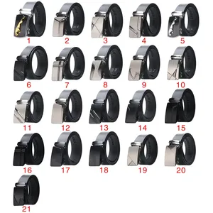 Nuevo diseño de cinturones de cuero real para hombres Cinturón de cuero genuino para pantalones de vestir Cinturón de cuero promocional para la venta en precio bajo - Product Image 6