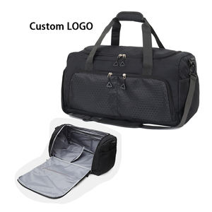 Bolsa Deportiva Impermeable de Talla Grande con Logotipo Personalizado, Bolsa de Viaje Unisex para Fin de Semana, con Compartimento para Zapatos - Product Image 1