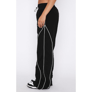 กางเกงวอร์มออกกำลังกายทรงหลวมสำหรับผู้หญิง ขายส่งแบบกำหนดเองได้ - Product Image 2