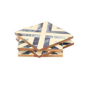 Square Shaped Bone Inlay <b>Coaster</b> Tea Coffee Drink <b>Coaster</b> With Holder Set of 4 Pc Modern Decoration Homemade <b>Coaster</b> - Product Image 5