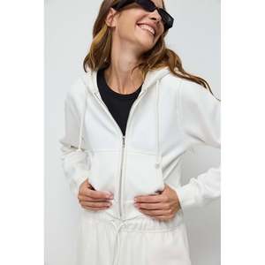 Sweat-shirt court zippé - Product Image 1