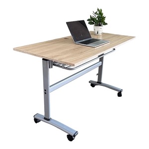 HBMS009 Minimalist Design <b>Foldable</b> Wooden Plywood <b>Table</b> with Wheels Easy-GO <b>Foldable</b> Office/<b>Garden</b>/Indoor/Outdoor Furniture - Product Image 3