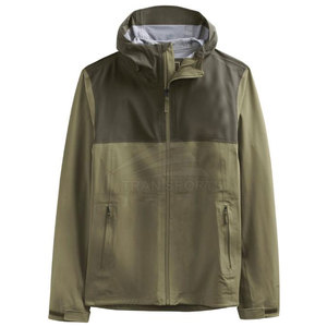 Men's Casual <b>Rain</b> <b>Jacket</b> High Street Style Waterproof Crew Neck <b>Plus</b> <b>Size</b> with Heated Hood and Long Pocket for Winter - Product Image 3