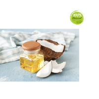 Huile de coco pour la peau maison et les produits de soins capillaires