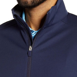 Custom Men's Softshell <b>Jacket</b> for Winter Season Lightweight Breathable <b>Waterproof</b> Windproof Stand Collar <b>Thin</b> Design Custom Logo - Product Image 4