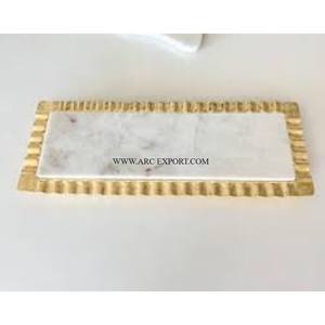 Bandeja para servir alimentos de mesa para fiesta de boda, Calidad exclusiva, hecha a mano, nuevo estilo, artículos de cocina, bandejas para servir alimentos DE LA India - Product Image 4