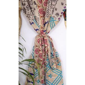 Robe de maison de luxe | Kimono unisexe doublée de soie | Cadeau d'été doux respirant vêtements de nuit pour femmes Kimono robe vêtements de nuit - Product Image 6