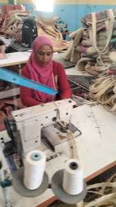 Alfombras multicolores hechas a mano de yute en 8X10 tamaño alfombras antirreversibles para sala de estar - Product Image 6