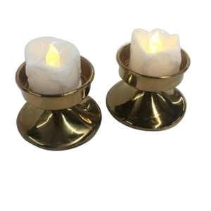 Décoration de fête de noël Top qualité gravé à la main bougie bâton support décoratif bougie en métal support votif - Product Image 2