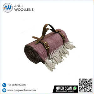 Manta Burdeos de espiga de tejido suave más vendida a precio de fábrica - Product Image 5