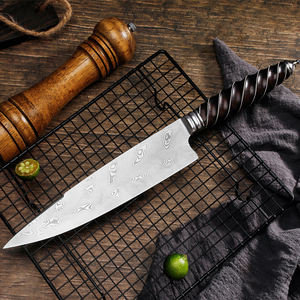 Cuchillos de Cocina Japoneses de Damasco con Mango de Madera Profesional Hechos a Mano de Primera Clase, Personalizados al por Mayor, OEM, ODM - Product Image 2