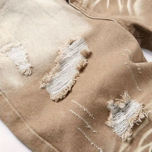 Pantalones cortos de algodón de verano a la moda Diseño de botones cómodos con patrón sólido Nuevo estilo Ropa informal Impresión digital corta - Product Image 5