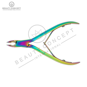 Rainbow Cuticle Nipper Extra Sharp Cuticle Cutter with Precise Cutting for Painless Removal of Fingers and <b>Toes</b> Eco-Friendly - Product Image 2