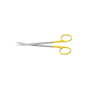 MEDZORA SURGICAL MS-2009 Tijeras Quirúrgicas Dentales Curvas TC Peck Joseph para Tejido Gengival, Acero Inoxidable, Calidad Premium Manual, TUV - Product Image 2