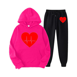 Logo personnalisé femmes sérigraphié survêtements marque privée femmes sérigraphie survêtements femmes sérigraphie survêtement - Product Image 5