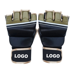Gants de MMA en gros à prix d'usine, haute qualité, personnalisés, pour entraînement professionnel, en PU, anti-humidité, avec fermeture auto-agrippante - Product Image 2