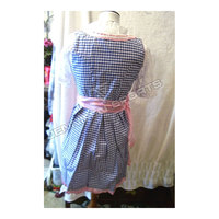 Robe Dirndl Allemande Grande Taille pour Femme, Ensemble 3 Pièces, Blouse 100% Coton, Tissu Uni, Boutons, Style Vintage, Respirant, Traditionnel Bavarois