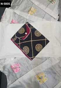 Ensemble de vêtements traditionnels indiens de luxe Leranath Fashion, haut en rayonne de qualité supérieure avec travail Chikankari, ensemble de dupatta en jacquard pour les occasions de mariage - Product Image 5