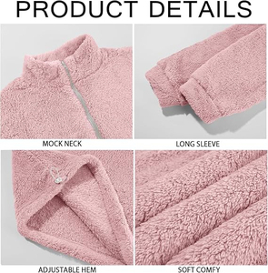 Veste polaire Sherpa tendance pour hommes, design personnalisé, blouson d'hiver style rue haute avec col montant en polaire d'extérieur - Product Image 5