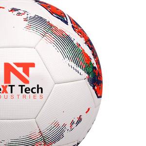 Next Tech Nouveau style Technologie hybride de football Ballon de match professionnel Matériau de texture en TPU Conception personnalisée et logo personnalisé - Product Image 3