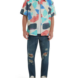 Ropa informal para adultos, pantalones vaqueros, pantalones vaqueros de alto fabricante para hombres, pantalones vaqueros transpirables para hombres - Product Image 4