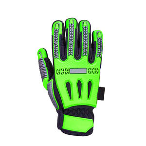 Guantes de protección de impacto TPR Guantes cómodos de cuero Venta caliente Rescate industrial Mejores guantes de impacto para la venta - Product Image 2