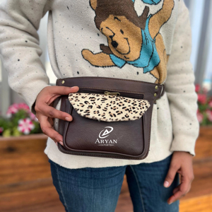 ใหม่ตะวันตกแฮนด์เมดของแท้หนังเอวกระเป๋าเข็มขัดที่สามารถปรับที่ไม่ซ้ํากันวินเทจสไตล์ Fanny Pack สะโพกปรับเอวกระเป๋า - Product Image 1