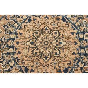 Tapis turc vintage surdimensionné 9,1x11,6 pi (276x353 cm), tapis Ikat marron - Product Image 5