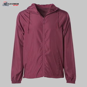 Chaqueta cortavientos ligera para hombre al por mayor | Chaquetas impermeables con capucha para estilo informal y exterior - Product Image 1