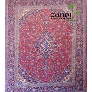 พรมเปอร์เซียคาชานแบบเดียวกันที่ไม่เหมือนใคร ขนาด 12'9 x 9'6 - Product Image 1