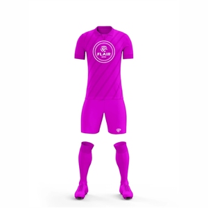 100% Polyester Best Quality Custom Design Soccer Jersey Uniform Sets Breathable Comfort Lightweight <b>Waterproof</b> Automated Cutting - Product Image 6