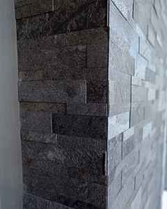 Modern Black Galaxy Flexible Slate <b>Veneer</b> 3D Ledger Stone Panels Thin Natural Stone <b>Veneer</b> Sheets Wall Cladding Culture Split - Product Image 6