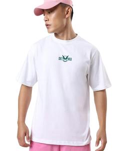 Camiseta Extra Grande de Algodón 100% Transpirable de Secado Rápido con Logotipo Personalizado de Alta Calidad en Colores Sólidos para Hombre - Product Image 5